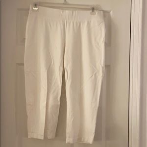 J.Jill white cropped pants